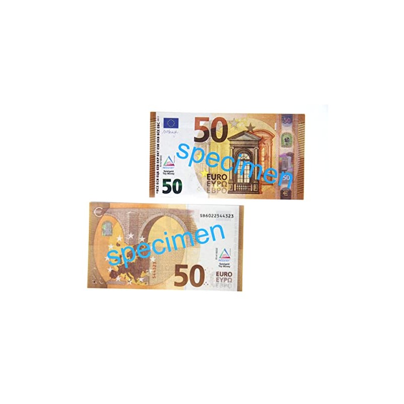 WISSNER aktiv lernen - 50 euro notes, 100 pieces, in