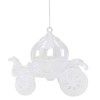 Christmas Concepts® 10cm Glitter Decorated Princess Carriage Decoration (IRIDESCENT, 1)