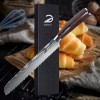 Dfito Japanese 8'' Bread Knife Japan 7CR17 Damascus Steel Kitchen