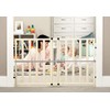 Regalo Easy Fit Wooden Decor Adjustable 42-Inch Extra Wide Baby