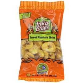 Inka Crops Inka Chips, Sweet Plantain, 3.25 Ounce (Pack of 12)