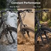 AXGSRV Complete Bike Brake Set Includes Callipers Levers Cables Black,