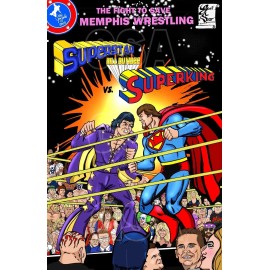 Unbranded SuperKing vs Superstar Bill Dundee Original 11 x 17 Wrestling Poster