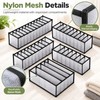5-Pack Foldable Drawer Organizers for Underwear & Bras – Lightweight