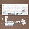 SUEHIODHY PBT Keycaps, Cute Dog Keycaps Set, Custom Cherry Profile