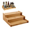 Wisebom 3-Tier Spice Rack Spice Holder Bamboo Extendable Practical Spice