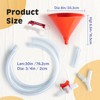 SMOQIO Beer Bong,Beer Funnel with Valve, Double Header, Bonus Bottle