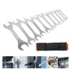 11Pcs Dual Open End Spanner Set Anti Rust High Hardness