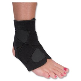 Mueller Adjustable Ankle Support, Black, One Size