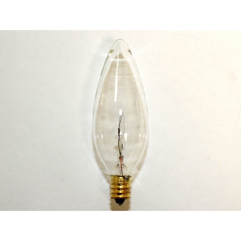 Bulbrite Incandescent B10 Candelabra Screw Base (E12) Light Bulb, 1