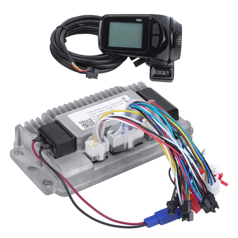 36/48V 1000W Electric Tricycles 3‑mode Sinusoid Brushless Controller Instrument LCD
