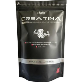 ALEVIA Creatina Monohidratada Micronizada Premium 450g  90 Porciones de 5g  Suplemento Pre Workout y Post Entreno  Creatina Pura en Polvo Sin Sabor...
