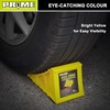 PR1ME Wheel Chocks with Non-Slip Base for RV & Trailer.
