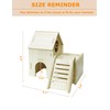 Sirvarni Hamster Hideout Cage Accessories - Hamster House and Habitat