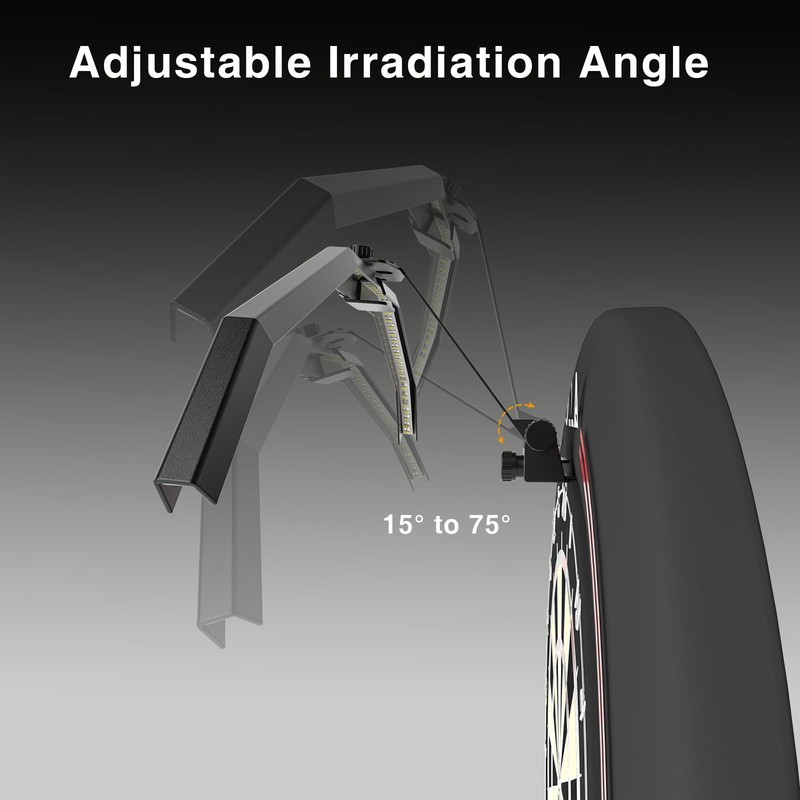 SOLLA LED Foldable Dartboard Light, TOR135 Portable Lighting for All