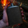 SILVERANT Titanium Hip Flask 248ml/8.73 fl oz, Ultralight Portable Leakproof