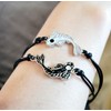Setoftwo Yin Yang Matching Bracelets for Couples Tai Chi BFF