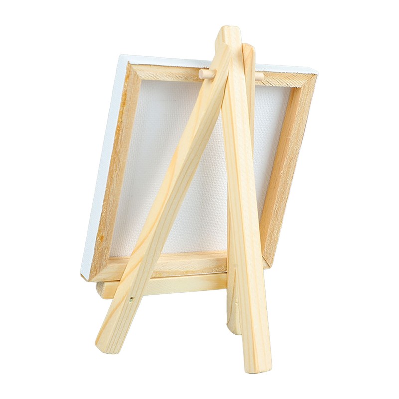 10Pcs Mini Easel Stand 5.9in High 3.1in Wide Adjustable Slope