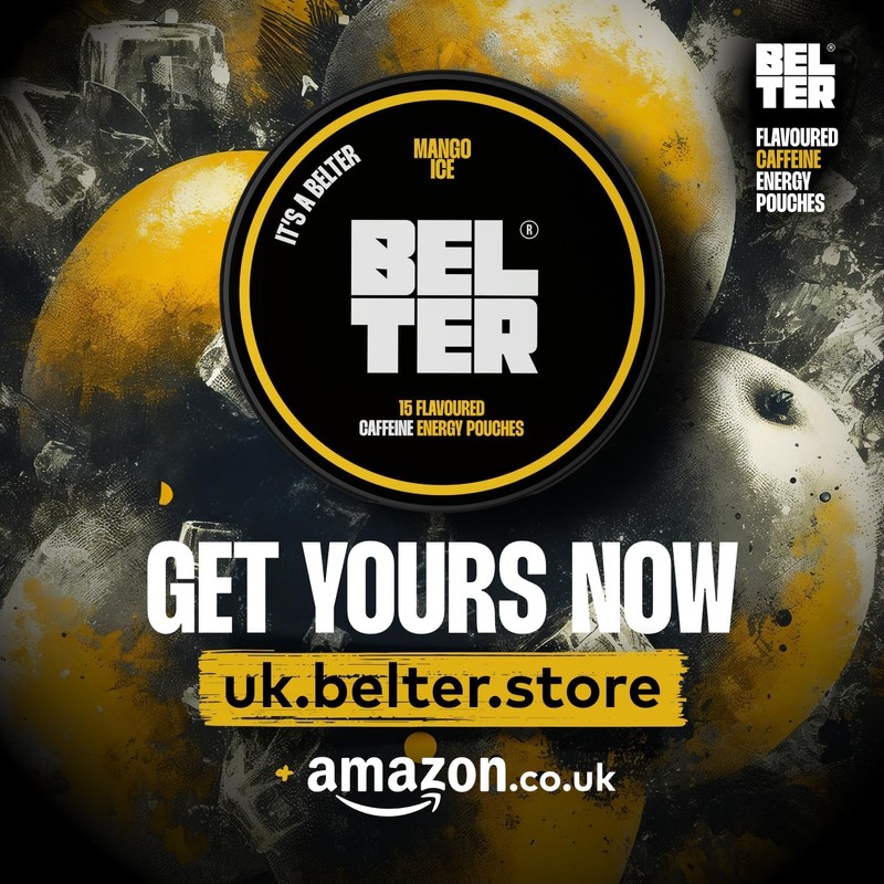 BELTER - Mango Ice - Caffeine Pouches - Bundle Pack