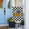 Indy decorations Motor Race Garden Flag 12x18 Inch, Garden Flags