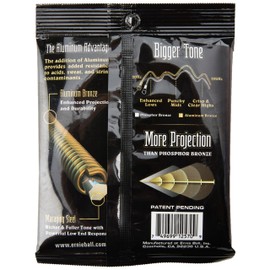 Ernie Ball Extra Light Aluminium Bronze Acoustic Guitar Strings 10-50 Gauge