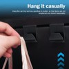 Hugwits 4 PCS Car Co-Pilot Glovebox Hooks, Hanger Storage Organizer
