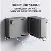 Retractable Clothesline with Adjustable 13.8 Ft Windproof Rope,Wall Mounted Clothes