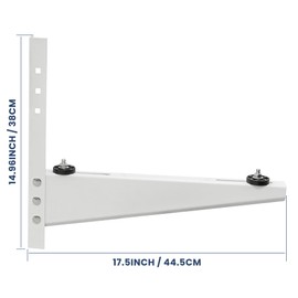 Mini Split Wall Mounting Bracket for 9000-18000 BTU Universal Air Conditioners Heat Pumps, Heavy Duty Support Bracket for Ductless, HVAC, Compressor, Holds Up to 330lbs
