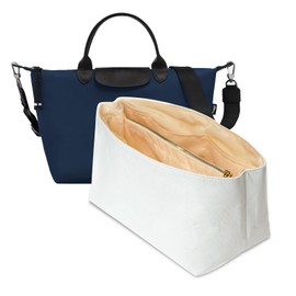 Neylissia Ultra-light Purse Organizer Insert Compatible with Longchamp Energy Series Bag and More, Waterproof DupontPaper and Silk Handbag Inner for Luxury Bags, Keeps Tote Handbag Neat (Energy, XS)