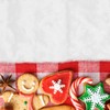 Operitacx Plush Table Runner White Faux Fur Table Runner, Christmas