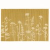 Macosa NO75183_gelb Placemat Set of 4 Bamboo Mustard Yellow 45