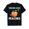 Funny Peach For Kids Boys Dancing Peach Fruit Lover Peaches
