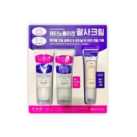 CKD Gua Sha Neck Cream 50ml x 2 Eye Cream 30ml x 1 Chong Kun Dang Health Horizontal Wrinkle / CKD 괄사 목 크림 50ml 2개 아이크림 30ml 1개 종근당 건강 가로 주름