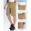 Moosehill Mens-Hiking-Shorts Cargo Lightweight Water Resistant Quick Dry Big &