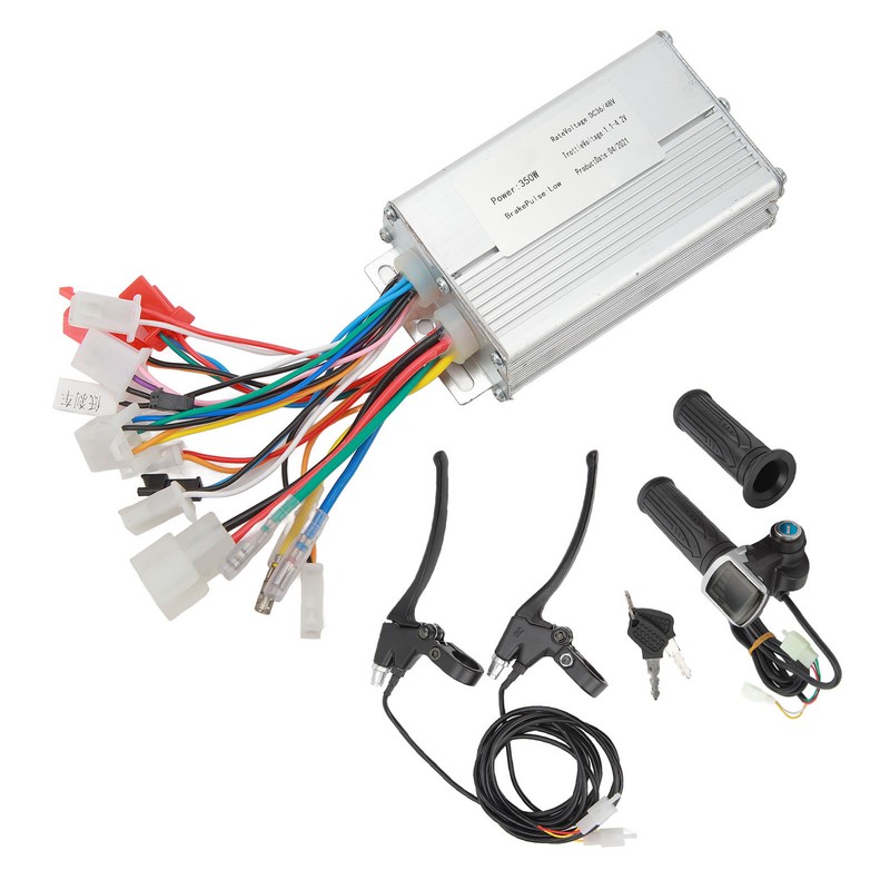 36V 48V 250W Electric Bike Brushless Motor Controller Throttle Grip