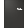 BRUNNEN Buchkalender Mod. 795 2026 | A5, Kunststoff, schwarz