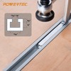 POWERTEC 4PK Quick Screw Guide Rail Clamp for MFT Table