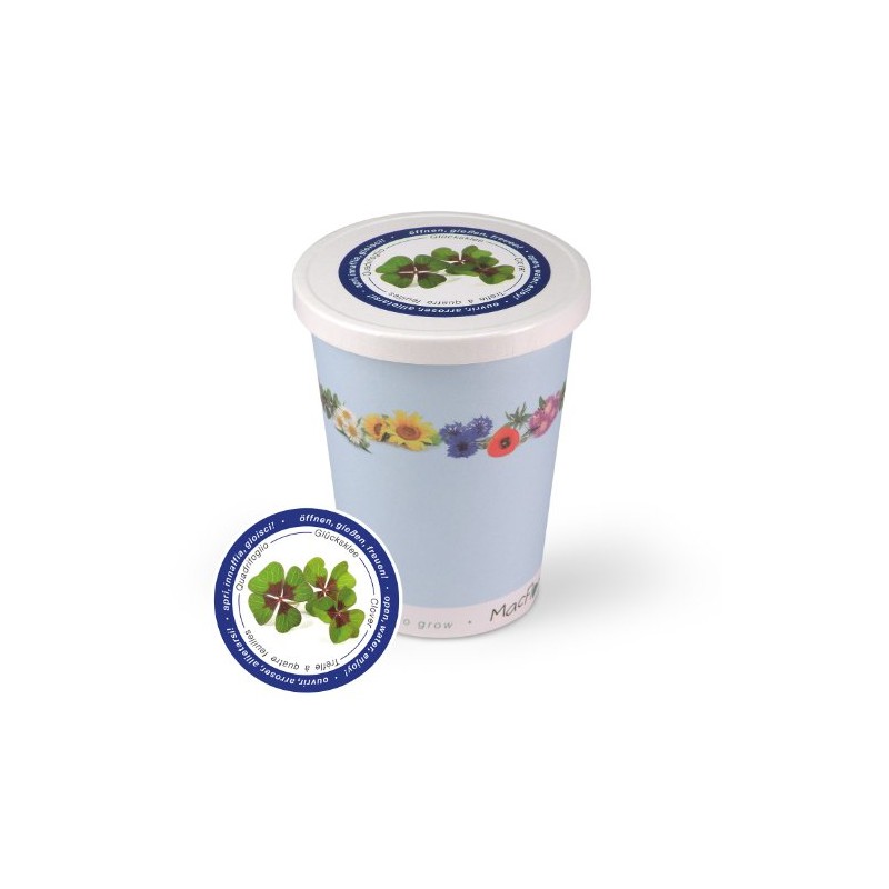 Flowers in Cup To Grow - Lucky Clover
