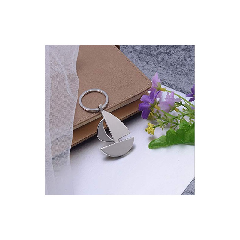 IKAAR Metal Keyring, silver