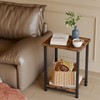 Fixwal Side Tables Set of 2, 2-Tier Small End Table