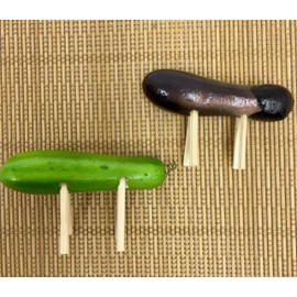 Yamaichi Shoten B-206 Bon Ornament Bon Bon Supplies, Cow and Horse with Basket, Large, Flower Included, Approx. 5.5 x 5.1 inches (14 x 13 cm)