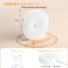 Warm Color LED Closet Lights Motion Sensor Step Light, USB