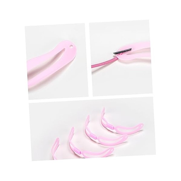 NOLITOY 5sets Reusable Eyebrow Stencils Adjustable Eyebrow Assistant Grooming Kit
