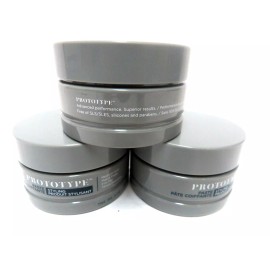 Prototype 3 x Prototype Paste Matte Finish 3 oz Men's Medium Hold Styling  Made in USA