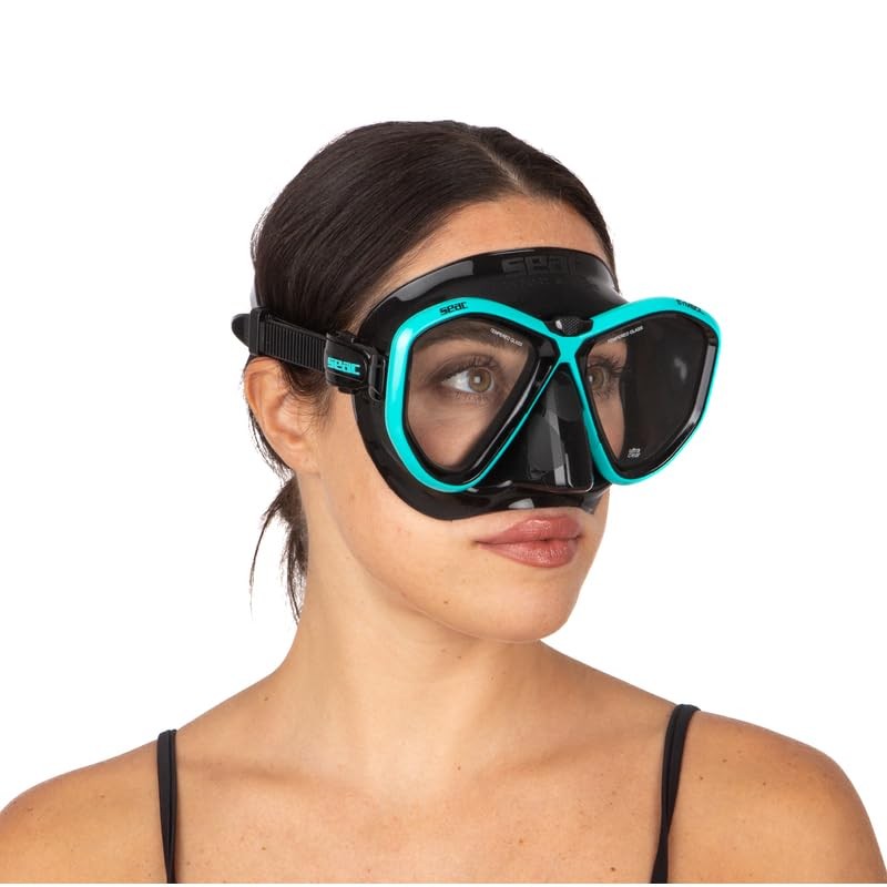 Seac Symbol, Made in Italy Dual Lens Diving Mask with