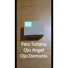 Faro Ojo Angel Y Demonio Lupa Led Moto Auto Tipo Turbina