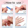 30Pcs Halloween Press on Nails Medium Almond Fake Nails with
