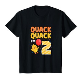 2nd Birthday Duck Quack Quack I'm 2 Two Years Old T-Shirt