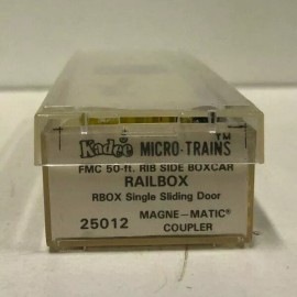 Micro-Trains Kadee 25012 Railbox FMC 50 ft Rib Side Boxcar RBOX 17723 N scale