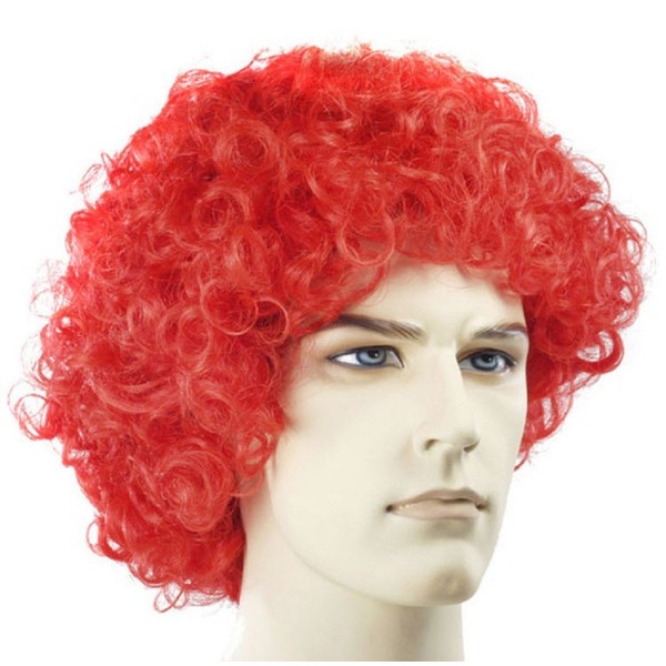 Morris Costumes Curly Clown Fd Lt Pink Kaf1